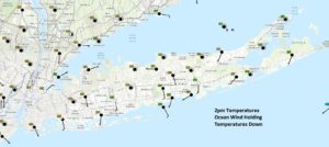 longisland Ocean Winds Holding Temperatures Down