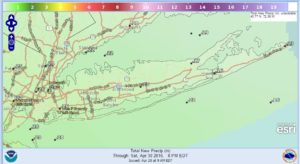 Long Island Rain Arrives Late
