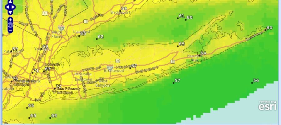 weather long island launces
