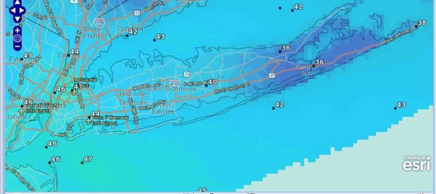Long Island Weather Slow Improvement