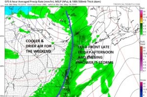 gfs96 Long Island Weather Clouds