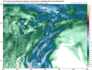 gfsprecip Memorial Day Rain