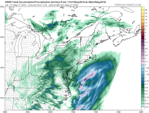 hrrrprecip HRRR Model Rain Unimpressive