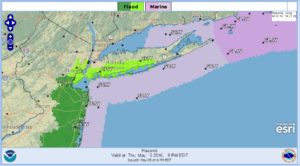 marine Coastal Storm Moving
