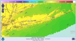 monday Spring Pattern Continues