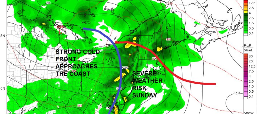 Long Island Severe Weather Threat Sunday