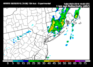 hrrr10 Thunderstorm Threat Tonight