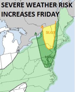severe Heavy Downpours Friday Great Weekend