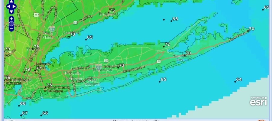 Nice Cool Long Island Thursday
