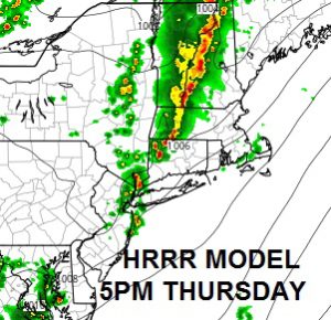 hrrr12 Marginal Risk Severe Weather Long Island