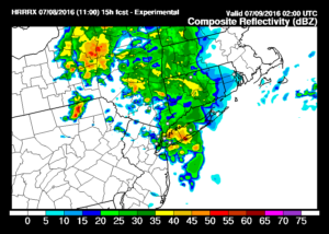 hrrr15 Long Island Severe Weather Threat