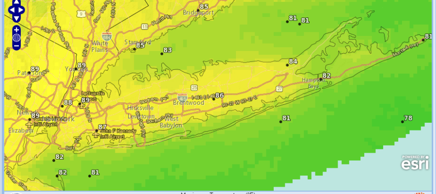 long island weekend forecast