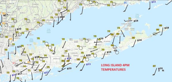long island record highs