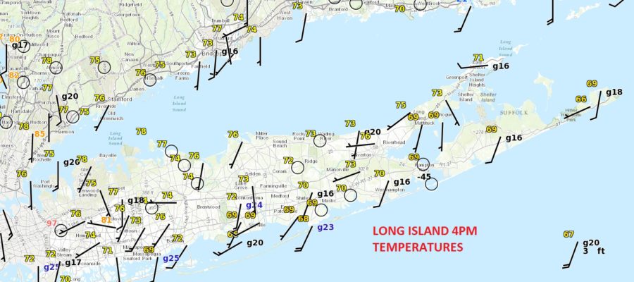 long island record highs