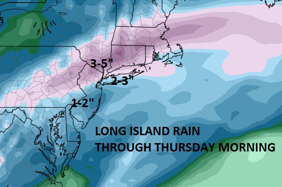 long island rain forecast