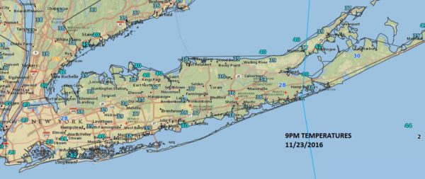 Long Island Weather Thanksgiving 