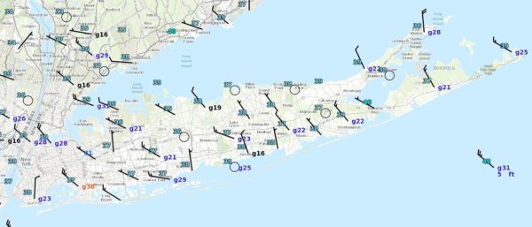long island thanksgiving weather