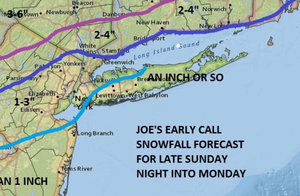 long island snow