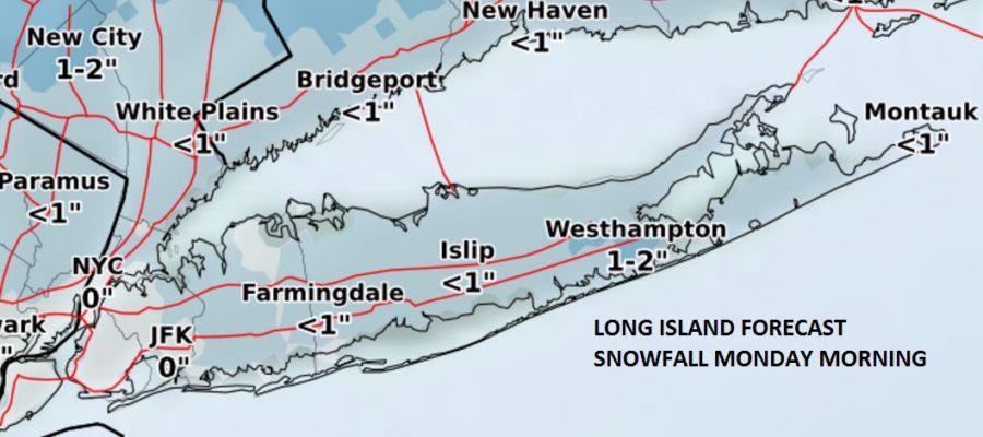 long island snow