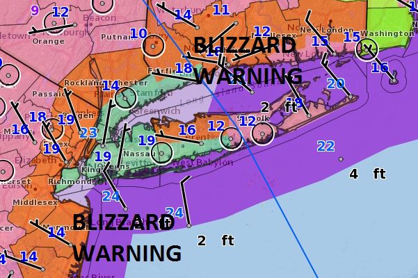 blizzard warning