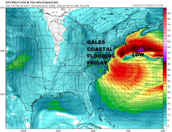 Coastal Storm Flooding Possible Friday Saturday