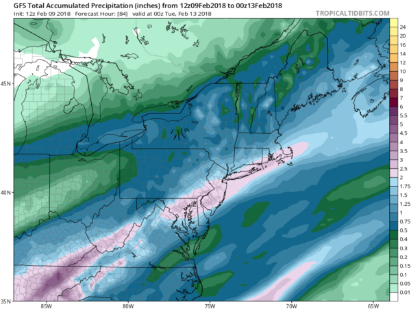 Rainy Long Island Weekend 1-2 Inches Possible