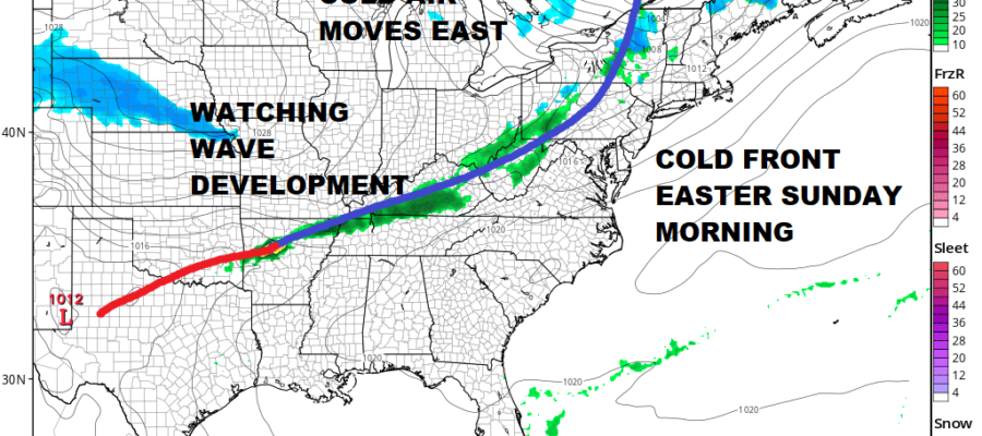 Onshore Flow Hangs On Easter Weekend Long Island Snow Sunday Night South For Now