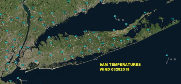 Long Island Fighting The Onshore Flow Easter Weekend Looks Good