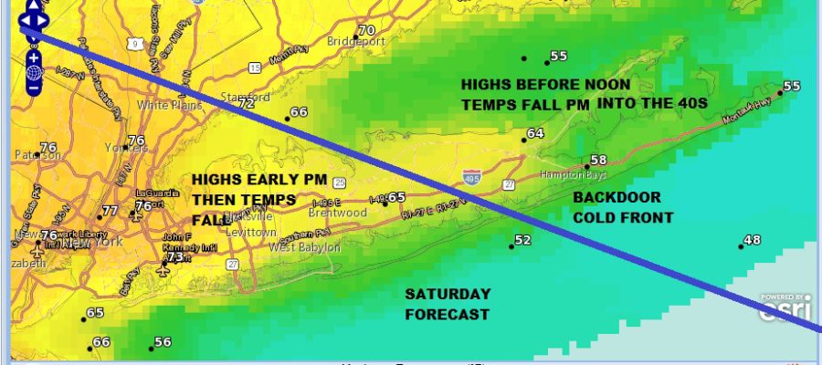 South Wind Temps Rise Saturday Raw Damp Cold Sunday