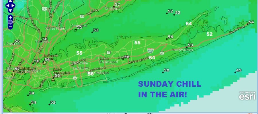 Long Island Rain Friday Some Sun Saturday Chilly Sunday