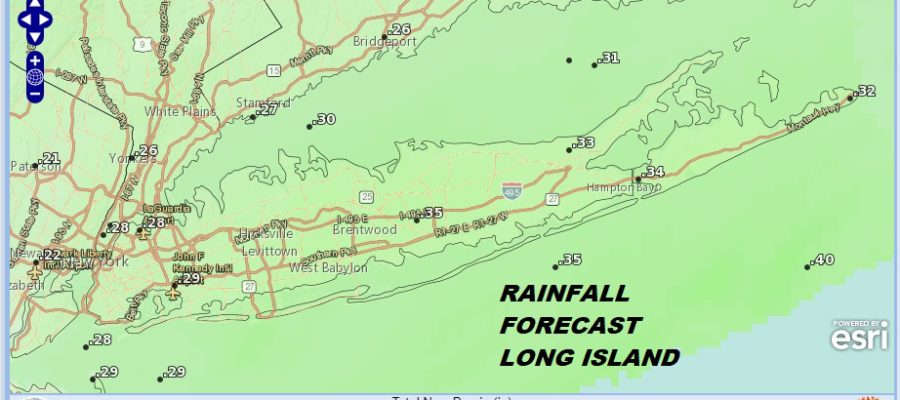 Long Island Sunday In Clouds Some Rain Late Today & Tonight