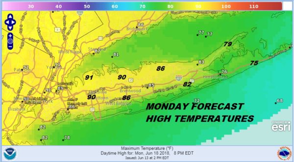 Cloud Issues For Friday Warm Fathers Day Weekend