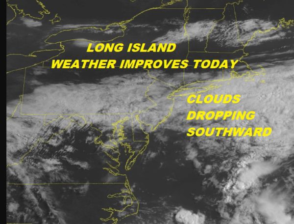 Summer Weekend Long Island Facing Clouds Shower Issues Saturday 