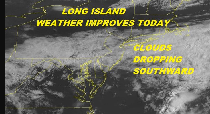 Summer Weekend Long Island Facing Clouds Shower Issues Saturday