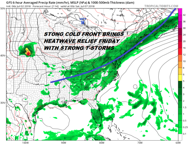 Extreme Heat Eases Thanks To South Wind