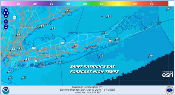 Saint Patricks Day Sunshine Cold Rocky Point Parade