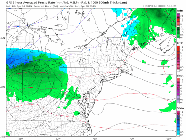 Long Island Onshore Flow Showers Thunderstorms Friday Sunshine Windy Saturday