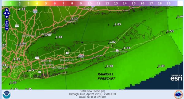 Coastal Flooding Possibilities Full Moon Strong South Wind