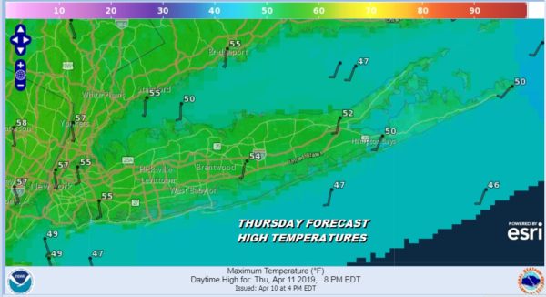 Long Island Dry Until Friday Night 70s Possible Saturday Rain Later Sunday