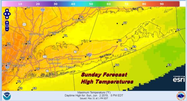 Long Island Weekend Weather Mainly Dry Thunderstorms Late Sunday