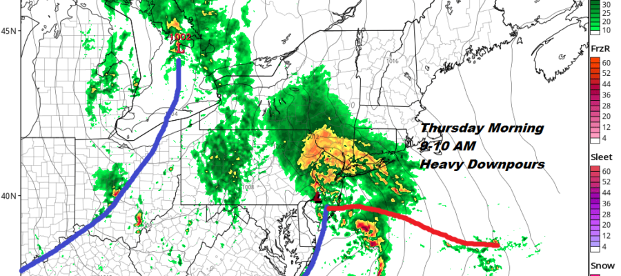 Downpours Thursday Morning Extra Time For Morning Commute Required